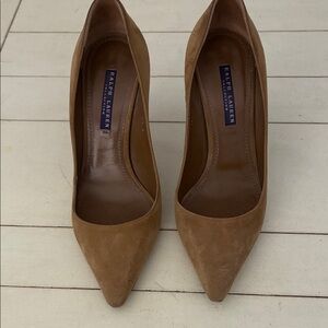 Ralph Lauren purple label light brown heels. Size 8 1/2. .Retailed for $650.00
